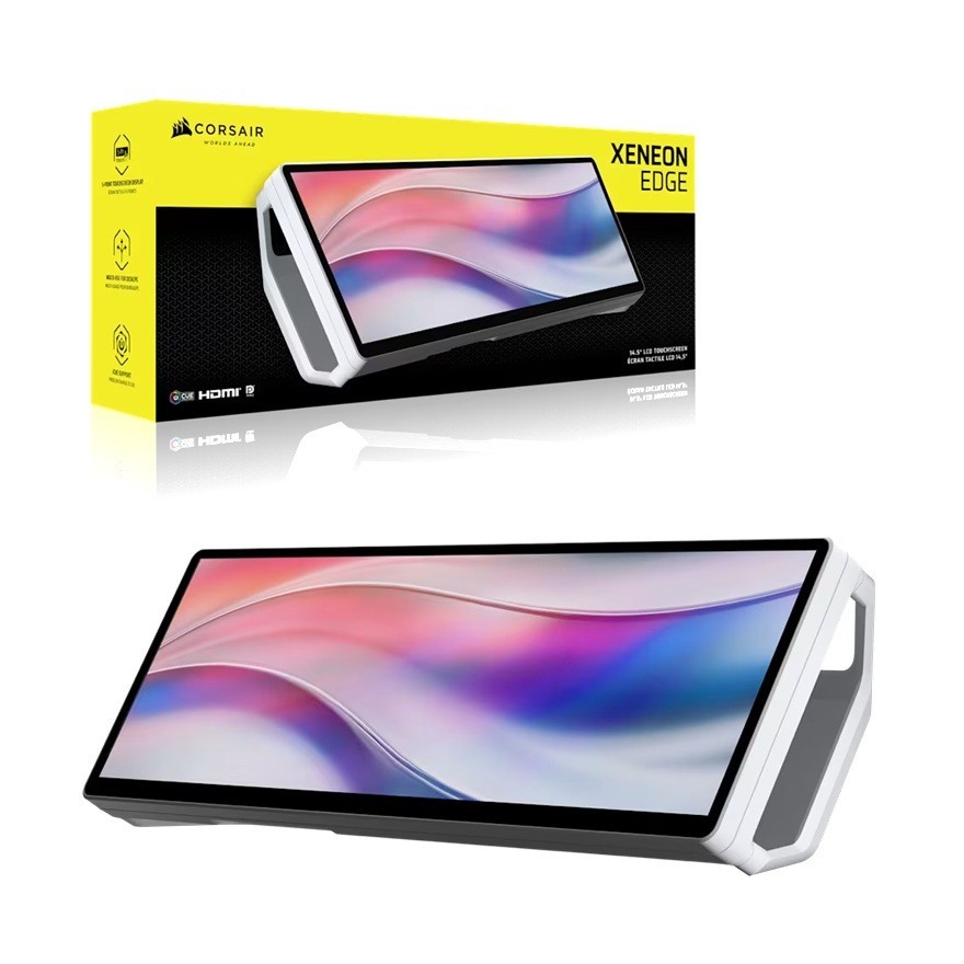 Corsair Xeneon Edge 14.5" LCD Touchscreen LCD Screen, White