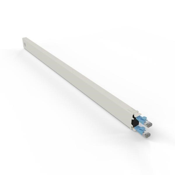 Patchbox.One 30Ru STP Blue Cat6A Cable Management Cassette, To Be Installed In Patchbox.One Frame (Poneframe)