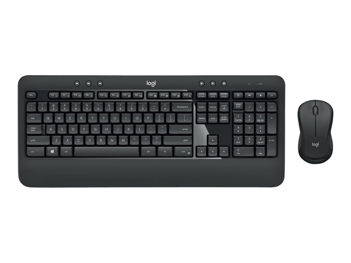 Logitech draadloos muis en toetsenbord set