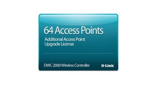 D-Link Hardware Licensing for D-Link DWC-2000 Wireless Controller - License - 64 Managed Access Point