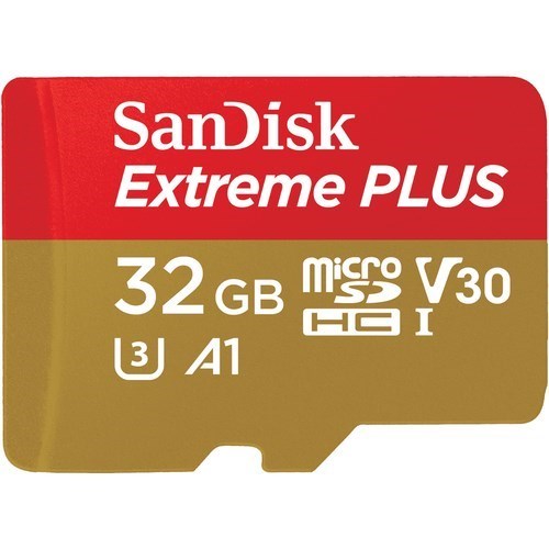 SanDisk Extreme Plus microSDHC 32GB+SD Adapter