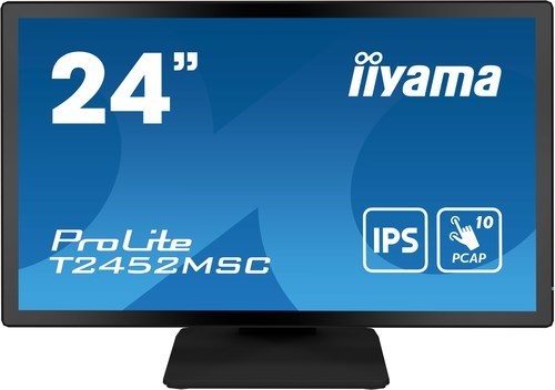 Iiyama 24" Bonded Pcap 10P Touch, 1920X1080, Ip