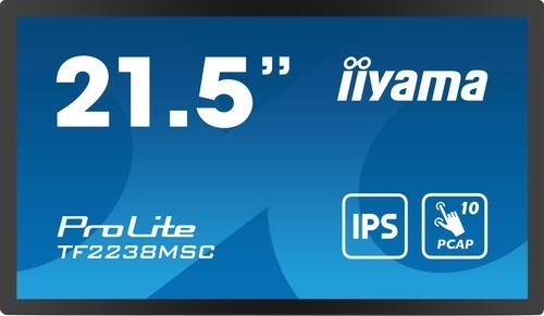 Iiyama 21,5" Bonded Pcap Bezel Free 10P Touch W