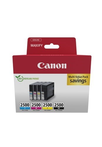 Canon Pgi-2500 BK/C/M/Y Multipack - 4Er-