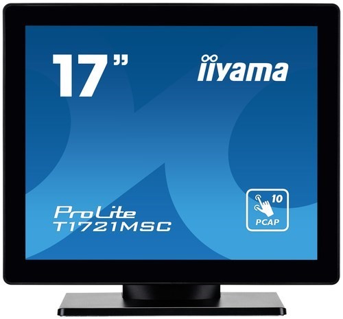 Iiyama 17" Pcap Bezel Free Front, 10P Touch, 12