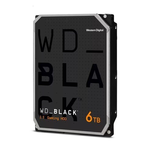 Western Digital Black WD6004FZBX 6 TB Desktop Hard Drive - 3.5" External - SATA (SATA/600) - Black