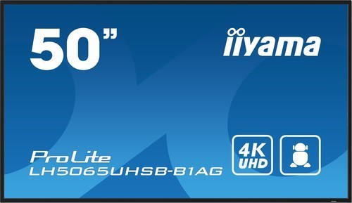 Iiyama 50" 3840X2160, Uhd Va Panel, Haze 25%, 8