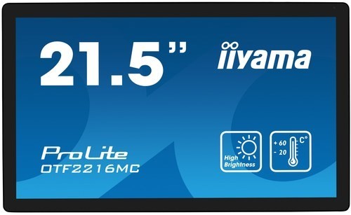Iiyama 21,5" Pcap Bezel Free 10P Touch, 1920X10