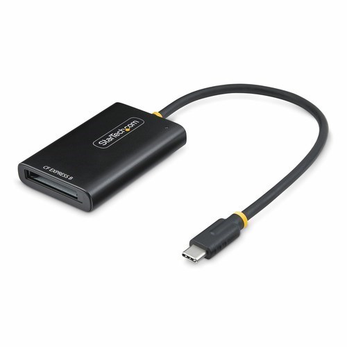 StarTech.com USB-C CFexpress Type B Card Reader, Portable USB 3.2 (10Gbps) Memory Card Reader, USB Type-C to CF Express 2.0 Adapter