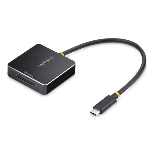 StarTech.com USB-C SD Express Card Reader, Portable USB 3.2 (10Gbps) Memory Card Reader, USB Type-C to Secure Digital 7.1 Adapter