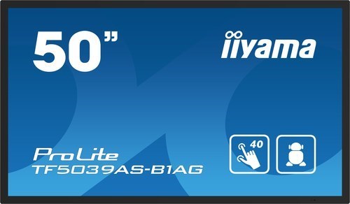 Iiyama 50" Bonded Pcap Anti-Glare Bezel Free 40
