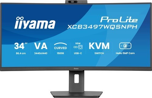 Iiyama XCB3497WQSNPH-B1/ 34�� Business Uqhd