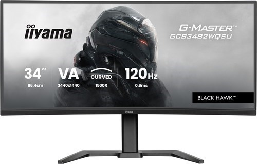 Iiyama Gcb3482wqsu-B1/34"Uwqhd Fast VA120Hz/HAS