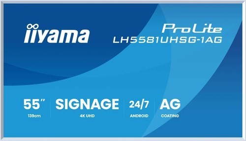Iiyama ProLite Lh5581uhsg-1Ag - 140 CM (