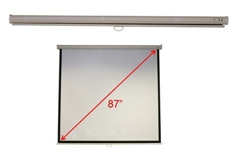 Acer M87-S01MW 251.5 cm (99") Manual Projection Screen