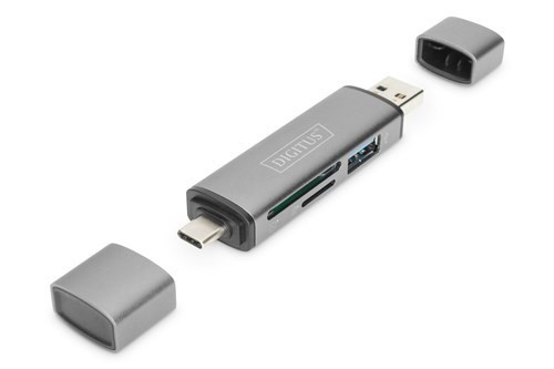 Digitus Combo Card Reader Hub Usb-C+