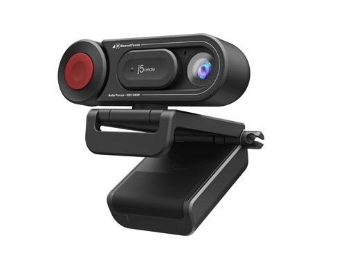 j5create JVU250 - Webcam - 2 Megapixel - 30 fps - Schwarz - USB 2.0 Typ A