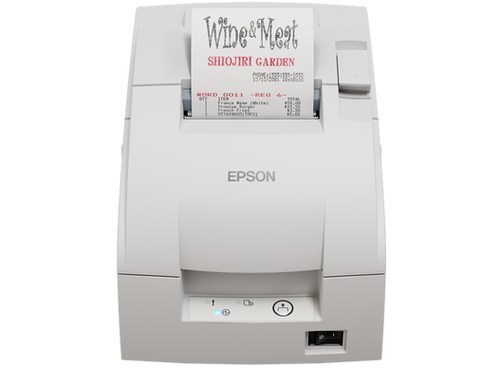 Epson TM-U220IIB (101) Restaurant, K&uuml;che Nadeldrucker - Etiketten-/Quittungsdruck - Ethernet - USB - Seriell - With Schneider - Weiß