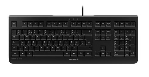 CHERRY KC 1000 Tastatur - Full-size - Kabel Konnektivität - USB 2.0 Typ A Schnittstelle - Portugiesisch - Schwarz