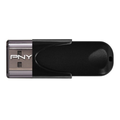 PNY Attach&eacute; 4 2.0 64 GB USB 2.0 Flash Drive - Black