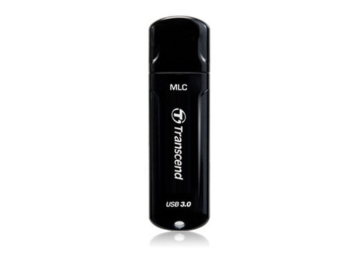 Transcend JetFlash 750 64 GB USB 3.0 Flash Drive - Black