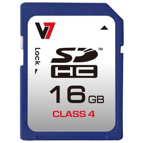 V7 VASDH16GCL4R-2E 16 GB Class 4 SDHC
