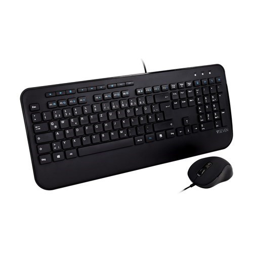 V7 CKU300DE Keyboard & Mouse - QWERTZ - German