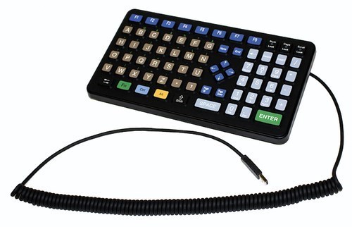 Datalogic 95ACC1331 Keyboard - Cable Connectivity - ABCDEF Layout - Black