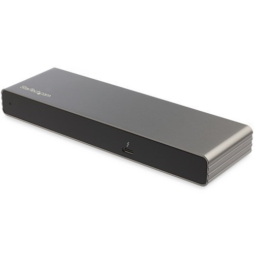 StarTech.com Thunderbolt 3 Dock - Dual 4K 60Hz Monitor TB3 Docking Station with DisplayPort, HDMI & 1080p VGA - 85W Power Delivery