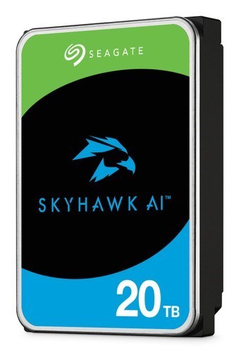 Seagate SkyHawk AI Festplatte - 3,5" Intern - 20 TB - SATA (SATA/600) - Conventional Magnetic Recording (CMR) Method