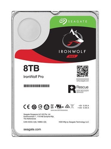 Seagate IronWolf ST8000VNA04 8 TB Hard Drive - 3.5" Internal - SATA (SATA/600) - Conventional Magnetic Recording (CMR) Method