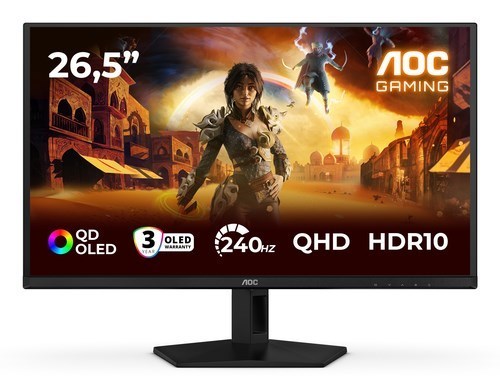 AOC Q27G41ZDF 27 Zoll Klasse WQHD Gaming-OLED-Monitor - 16:9 Format - Schwarz, Rot