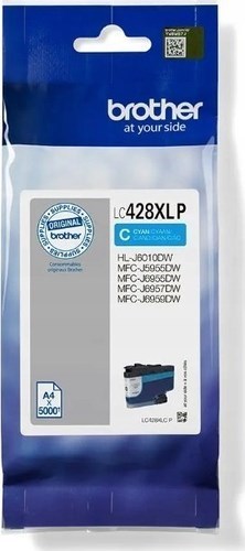Brother LC428XLCP Tintenstrahl Tintenpatrone - Cyan - Original - 1 Pack