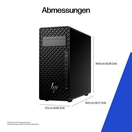 HP Z2 G1i Workstation - Intel Core Ultra 9 285K - 32 GB - 1 TB SSD - Tower - Schwarz