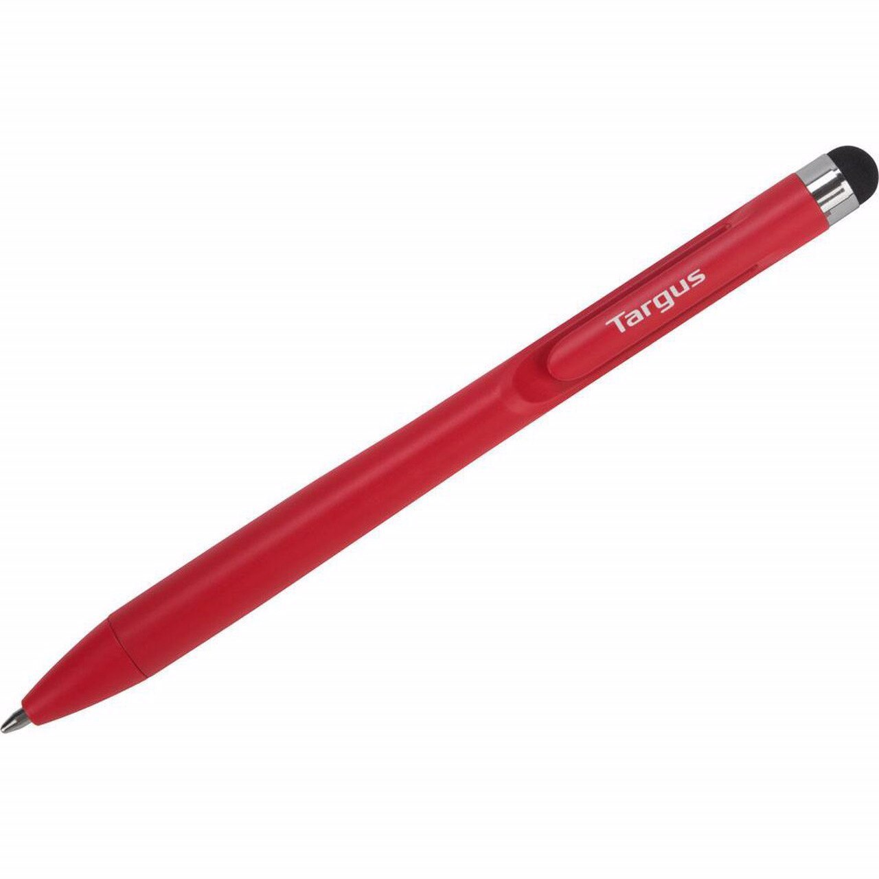 Targus Smooth Glide Stylus With Rubber Tip/Compatible With All Touch Screen Surfaces/Reduces Smudges, Streaks And Fingerprints - Red