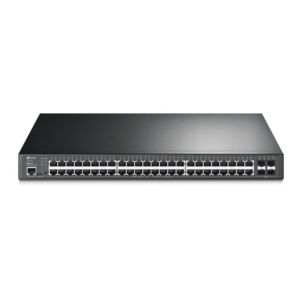 Tp-Link 52-Port Managed Gigabit L2+ Switch, Poe+(48), SFP(4), 5YR WTY