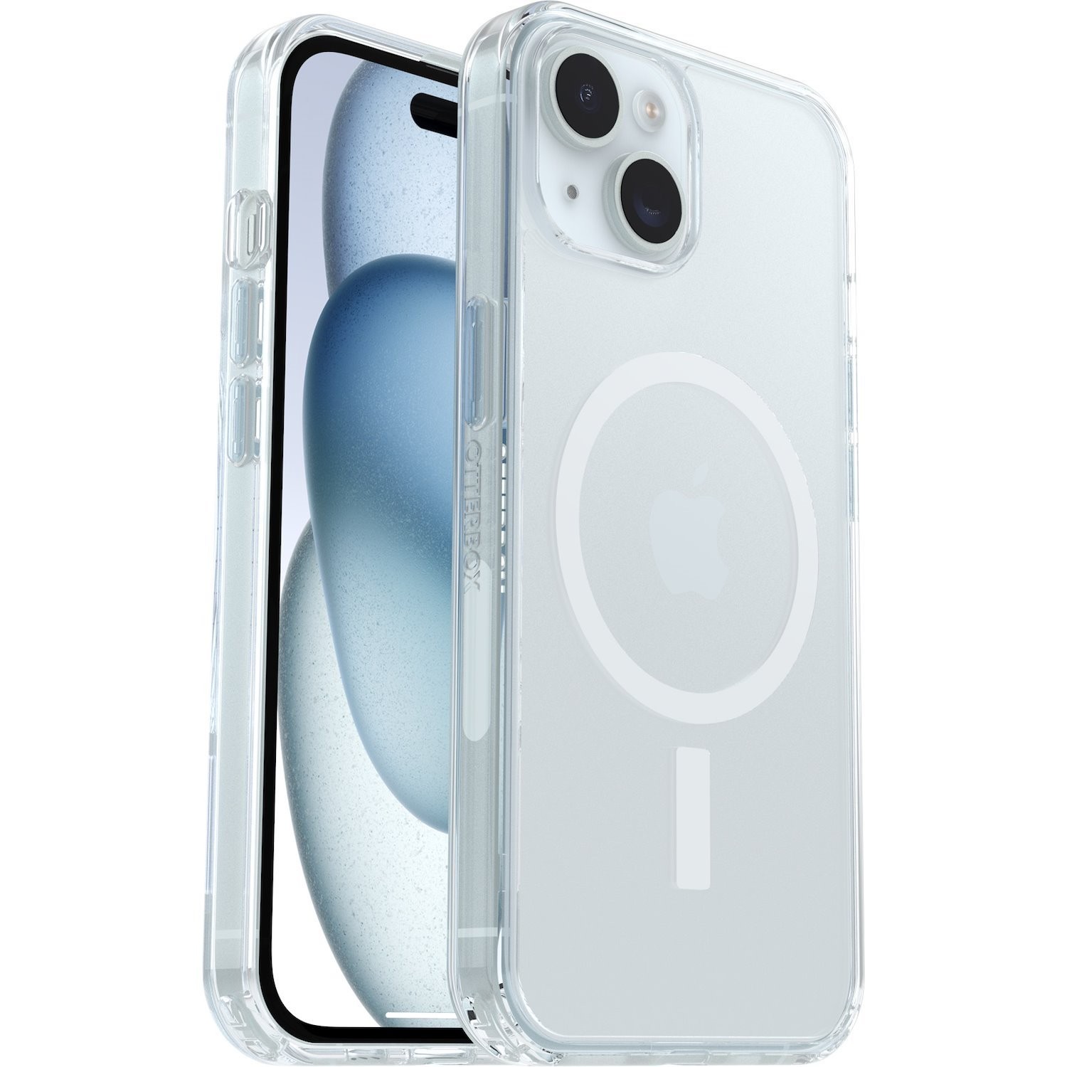OtterBox Symmetry Case for Apple iPhone 16e, iPhone 15, iPhone 14, iPhone 13 Smartphone - Clear