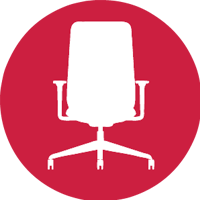 MDK Office Seating Synergy Ergofit Chair (Group 2) - SL154 Synergy High 4D Arms / Headrest/Phoenix Havana Fabric In Black High Back Large Seat