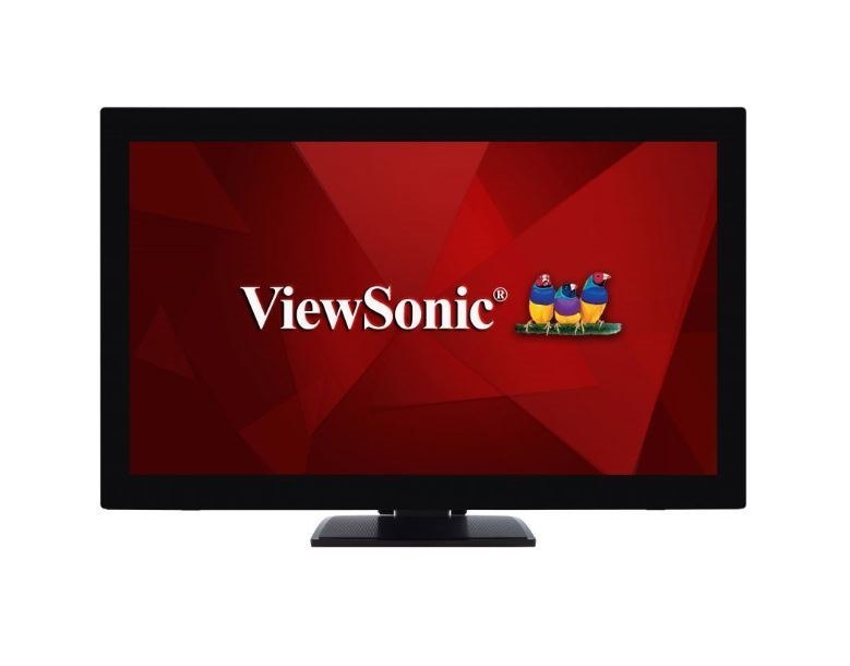 ViewSonic 27' TD2760 10-Point Touch Screen, RS232 Serial Port, Advance Ergonomic Tilt Or Flat. Supports Winodws, Chrom, Linux, Android, Monitor