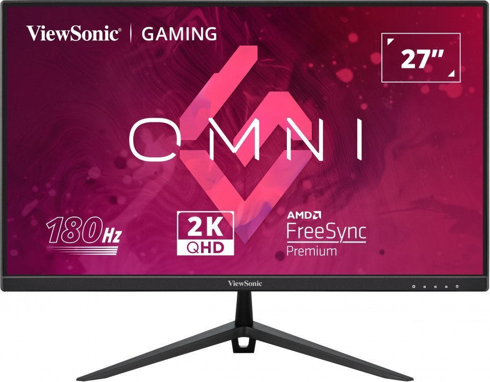 ViewSonic VX2728-2K 27' 2K QHD, 0.5MS, 180HZ Super Clear Ips, HDR10, DP, Hdmi, Adaptive SYNC, Vesa ClearMR Certified, Speakers Office & Gaming Monitor