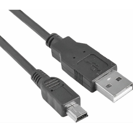 Astrotek Usb 2.0 Cable 1M - Type A Male To Mini B 5 Pins Male Black Colour RoHS
