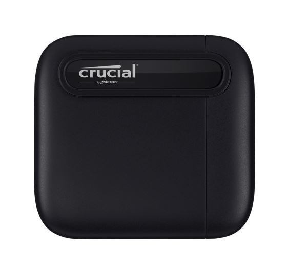 Crucial X6 2TB External Portable SSD 540MB/s Usb3.2 Usb-C Usb3.0 Durable Rugged Shock Vibration Proof For PC Mac PS4 PS5 Xbox One Android iPad Pro