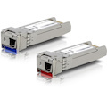 Ubiquiti UFiber SFP+ Single-Mode Module, 10G BiDi, 2 Pack, Same 10 GBPS Speed, Less Cable Required (Single Strand, LC Connector)