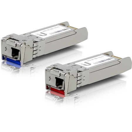 Ubiquiti UFiber SFP+ Single-Mode Module, 10G BiDi, 2 Pack, Same 10 GBPS Speed, Less Cable Required (Single Strand, LC Connector)