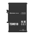 Teltonika TSW010 - Din Rail Switch, 5X Ethernet Ports With Speeds Of Up To 100 MBPS, Integrated Din Rail Bracket - Psu Excluded (Pr3prau6)