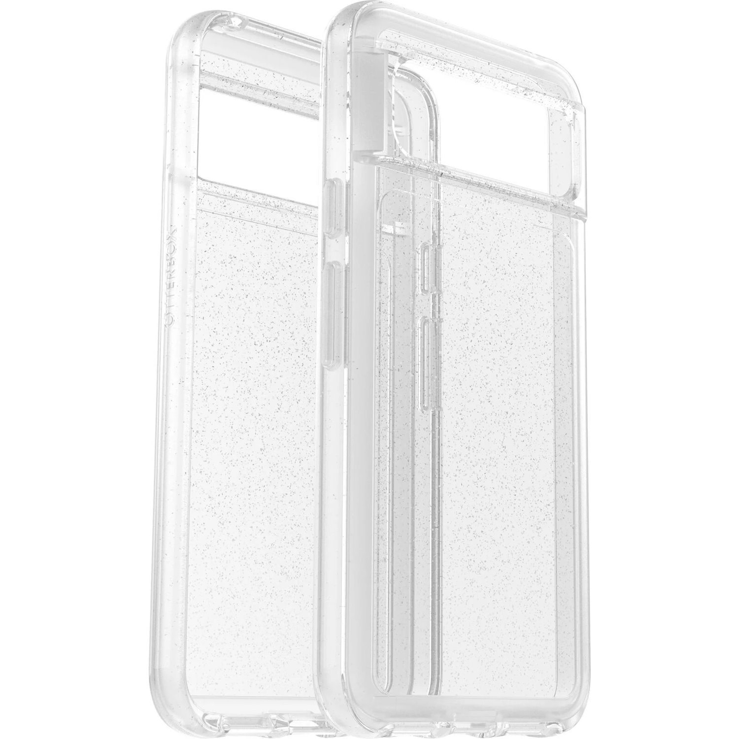 OtterBox Symmetry Clear Google Pixel 8 Case Stardust (Clear Glitter) - (77-94213), Drop+ 3X Military Standard, Raised Edges, Ultra-Sleek