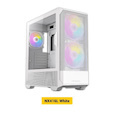 Antec NX416 Mesh White Atx. Usb-C X1, Usb 3.0 X. 3 2X Argb 160MM + 1X Argb 120MM Fans. Led & PWM Controller. SSD Storage, Cable Routing, Gaming Case
