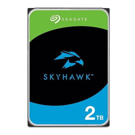 Seagate Skyhawk Surveillance Internal 3.5" Sata Drive, 2TB, 6GB/S, 5900RPM, 3YR WTY