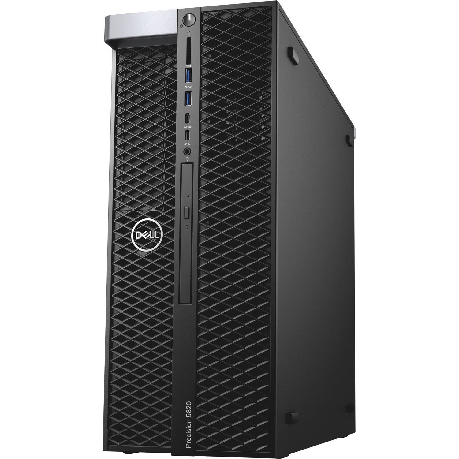 Dell Precision 5000 5820 Workstation - 1 x Intel Core i9 i9-10920X 10th Gen - 32 GB DDR4 SDRAM RAM - NVIDIA RTX T400 4GB -1 TB SSD - Tower - Black