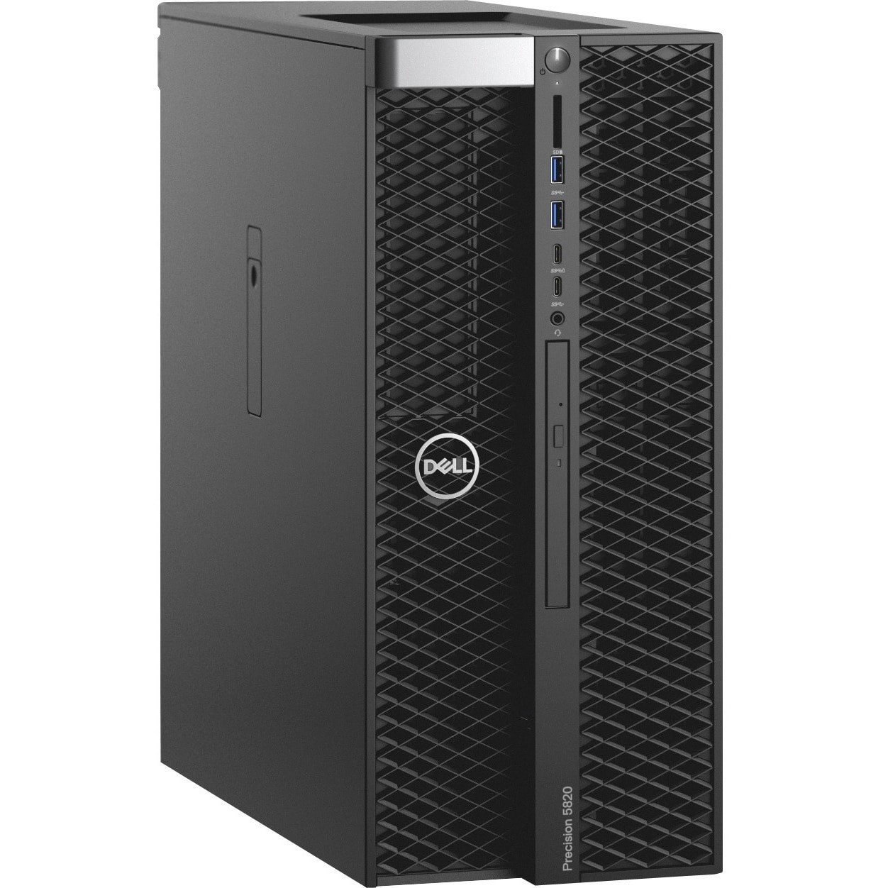 Dell Precision 5000 5820 Workstation - 1 x Intel Core i9 i9-10920X 10th Gen - 32 GB DDR4 SDRAM RAM - NVIDIA RTX T400 4GB -1 TB SSD - Tower - Black